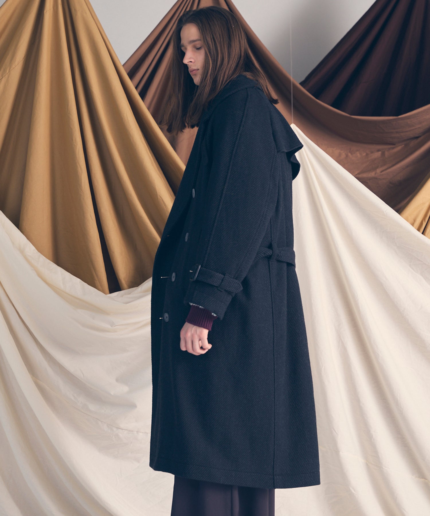 [25AW PRE-ORDER] Sheep Leather Long Coat