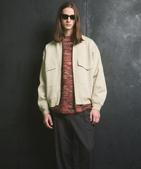 [25AW PRE-ORDER] Prime-Over Double Pocket Knit Zip Blouson