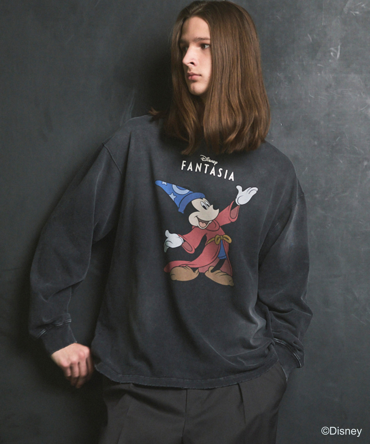 【PRE-ORDER】【MOVIE SERIES】「FANTASIA」- HAND - Prime-Over Crew Neck  Long Sleeve T-Shirt
