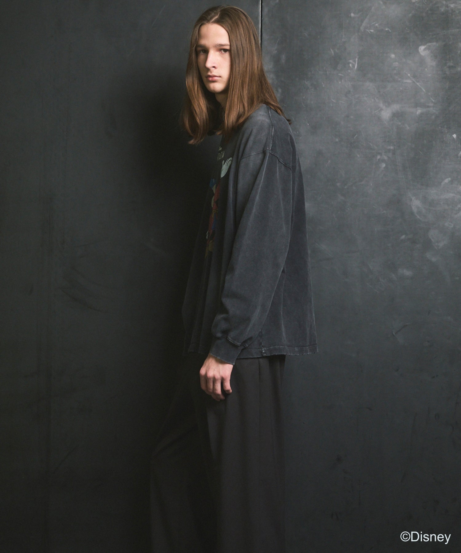 【MOVIE SERIES】「FANTASIA」- HAND - Prime-Over Crew Neck  Long Sleeve T-Shirt