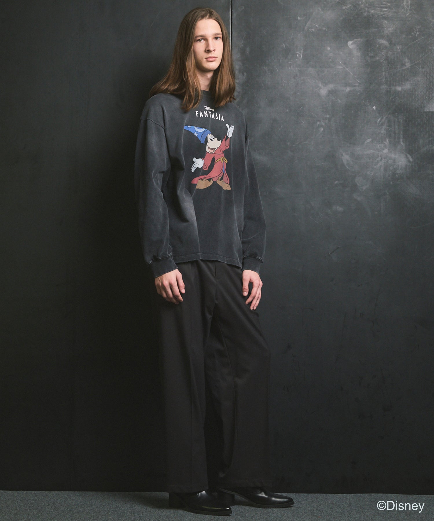 【MOVIE SERIES】「FANTASIA」- HAND - Prime-Over Crew Neck  Long Sleeve T-Shirt
