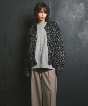 [25AW PRE-ORDER] Fade Yarn Prime-Over Full Zip Knit