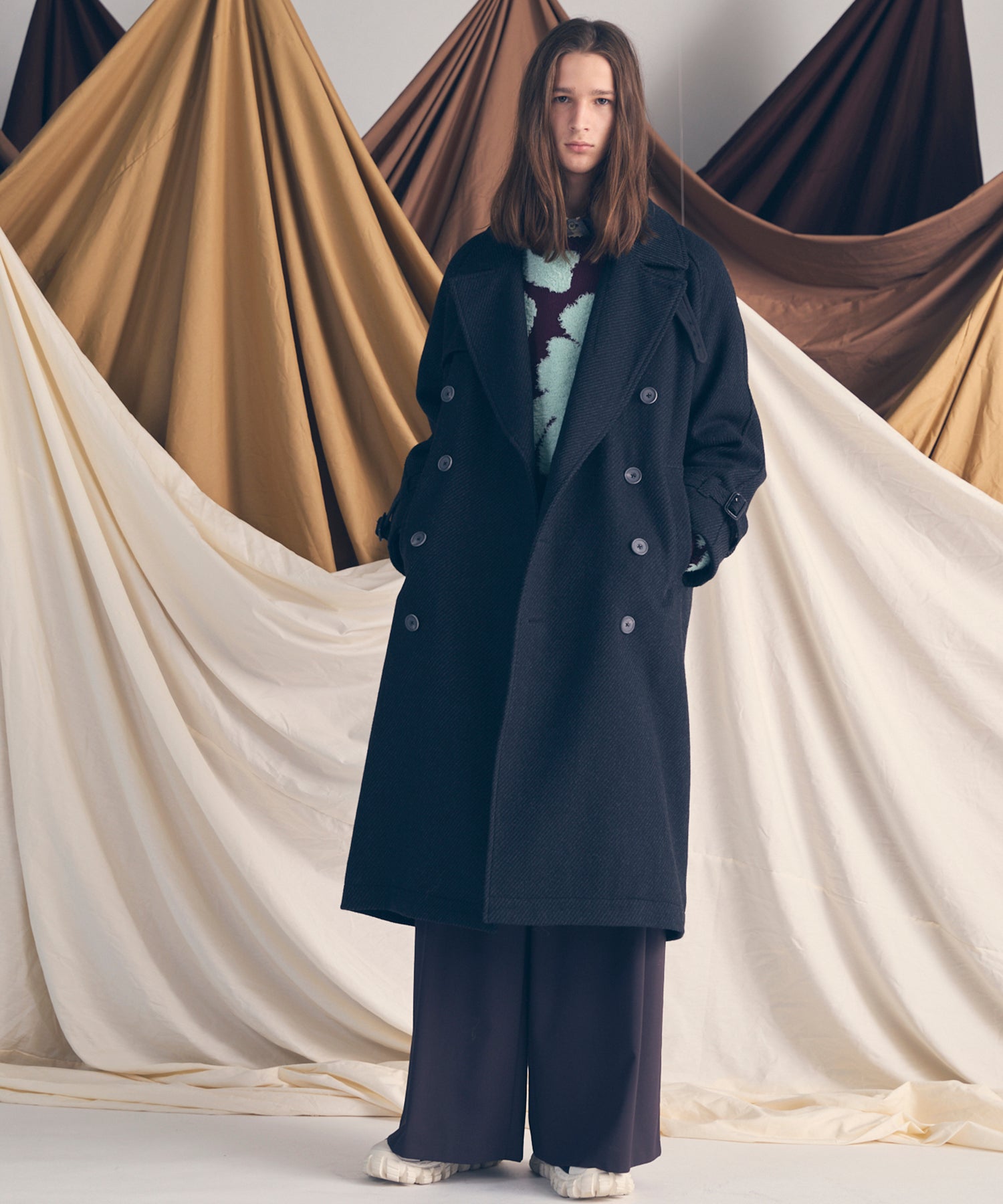 [25AW PRE-ORDER] Sheep Leather Long Coat