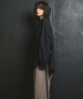 Radial Darts Prime-Over Open Collar Shirt