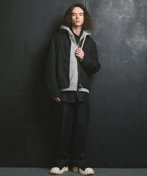 4 색 샹 브레이 세탁 가능한 양모 원은 직선 바지