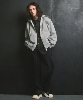 4 색 샹 브레이 세탁 가능한 양모 원은 직선 바지