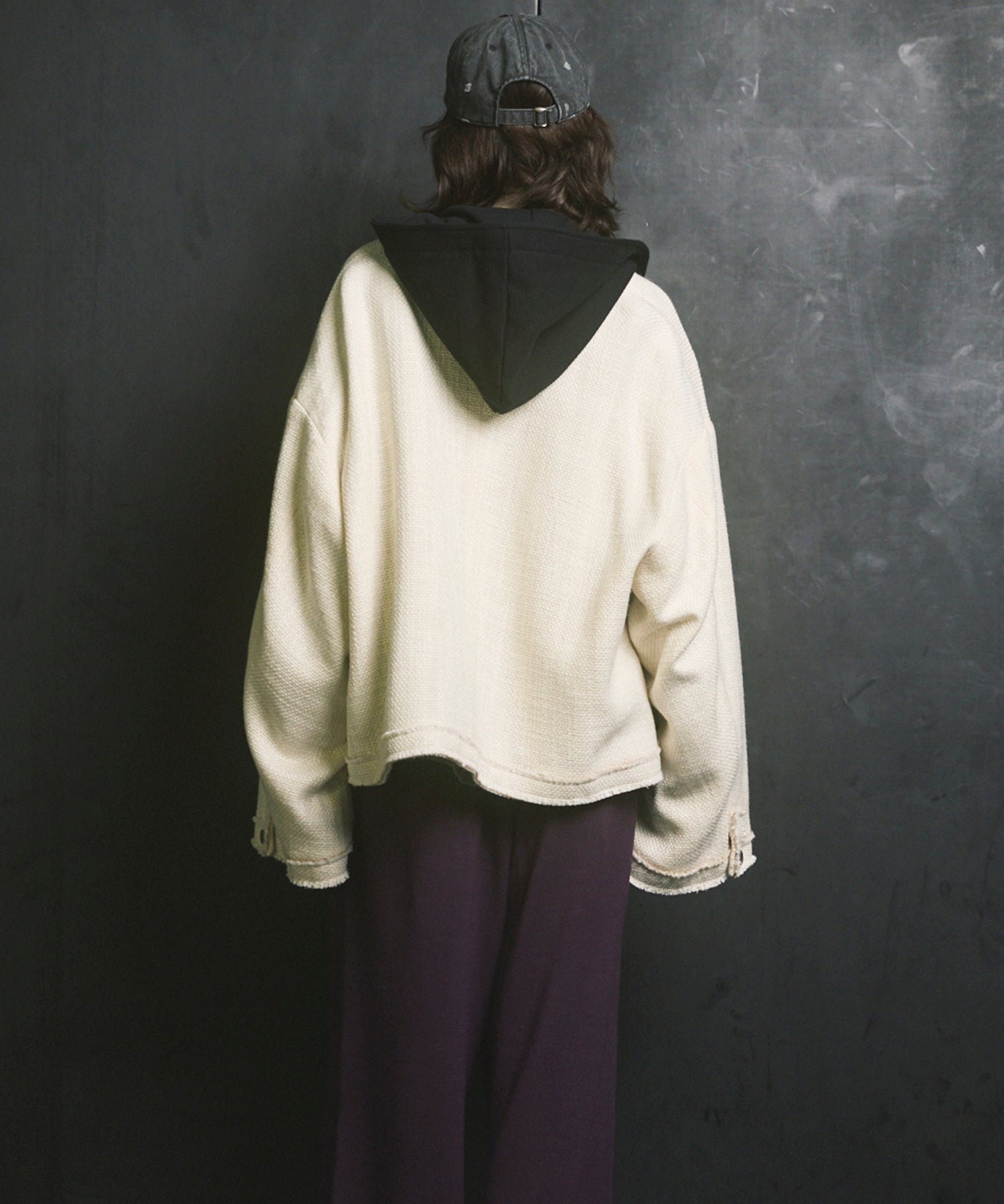 [25AW PRE-ORDER] Collarless Tweed Jacket