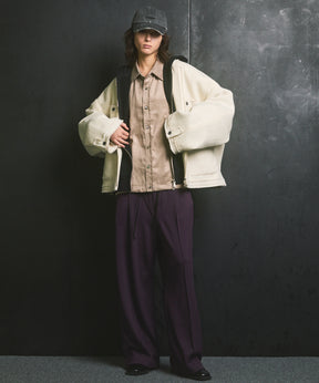 [25AW PRE-ORDER] Collarless Tweed Jacket