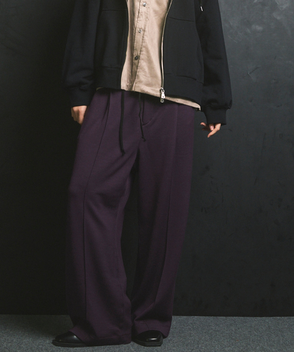 Premium Wool Prime-Wide Sweat pants