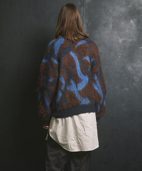 Gradation Short Length Prime-Over V-Neck Knit Pullover