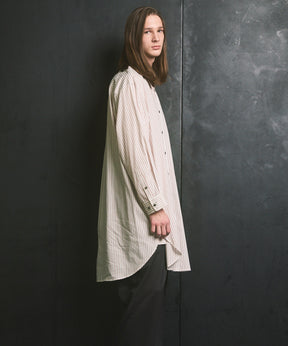 [Sales open at 12:00 on Saturday, September 13th] [Italian Dead Stock Fabric] Prime-Over Maxi Shirts Coat