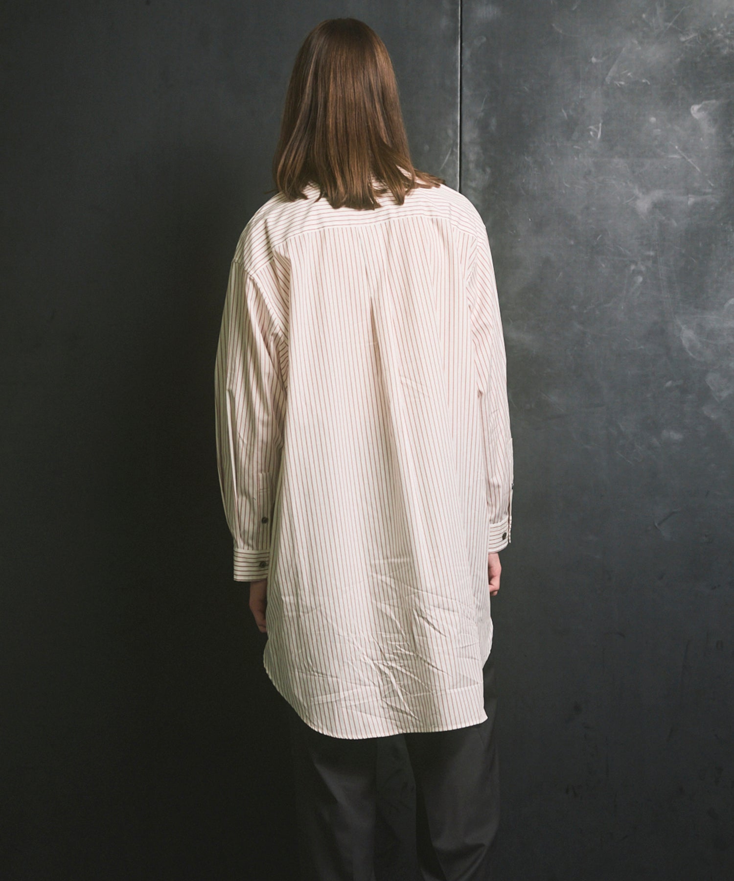 [Sales open at 12:00 on Saturday, September 13th] [Italian Dead Stock Fabric] Prime-Over Maxi Shirts Coat