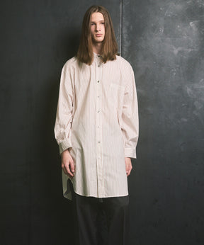 [Sales open at 12:00 on Saturday, September 13th] [Italian Dead Stock Fabric] Prime-Over Maxi Shirts Coat