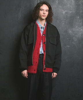 [25AW PRE-ORDER] Prime-Over Double Pocket Knit Zip Blouson