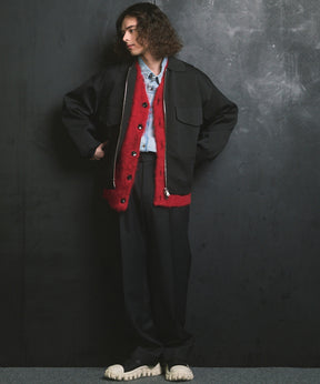 [25AW PRE-ORDER] Fade Yarn Prime-Over Full Zip Knit