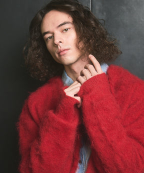 [25AW PRE-ORDER] Fade Yarn Prime-Over Full Zip Knit