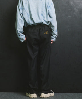 4 색 샹 브레이 세탁 가능한 양모 원은 직선 바지