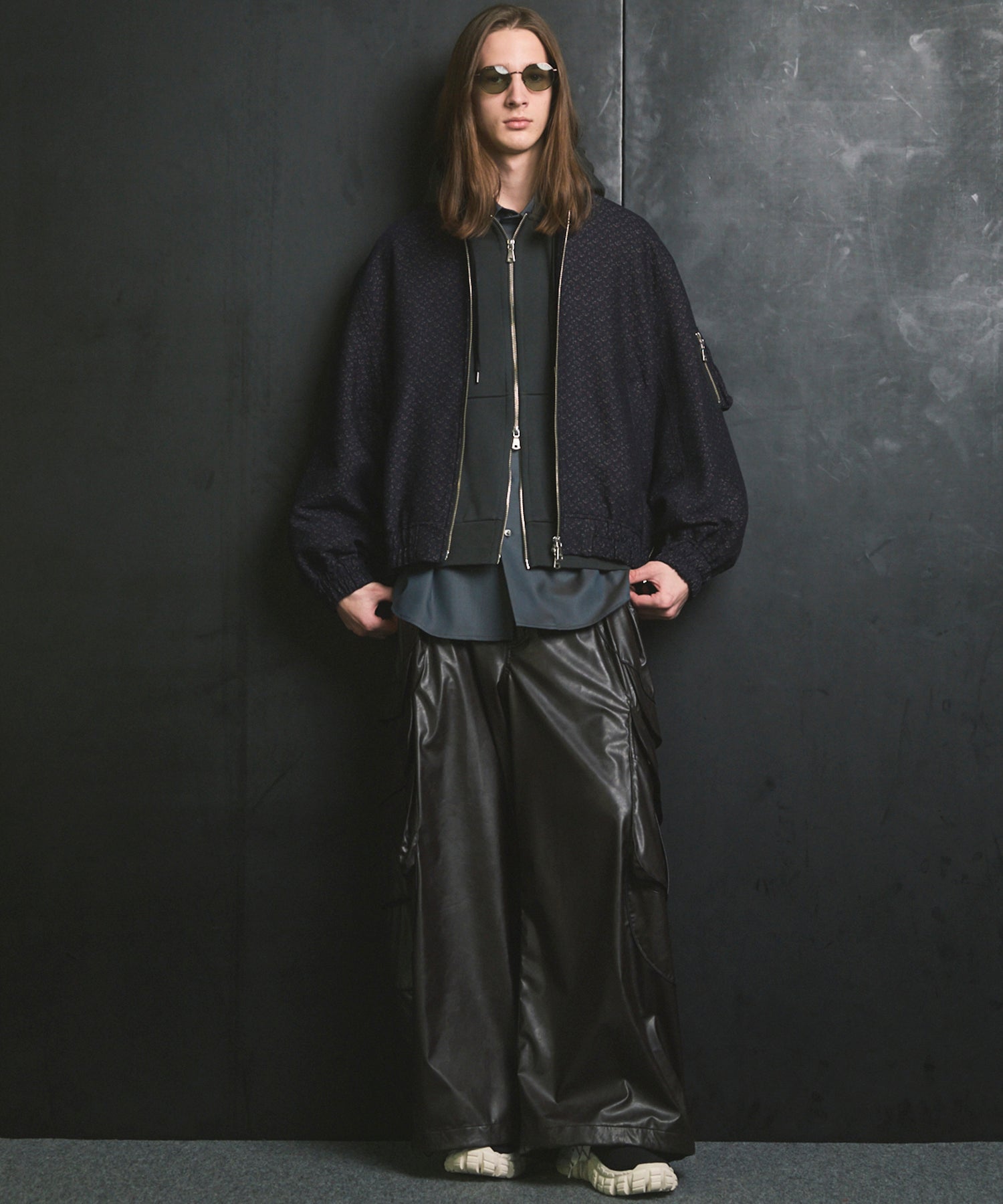 [Sale starts at 12:00 pm on Saturday, September 13th] [Italian Dead Stock Fabric] Prime-Over MA-1 Bomber Jacket