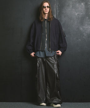 [Sale starts at 12:00 pm on Saturday, September 13th] [Italian Dead Stock Fabric] Prime-Over MA-1 Bomber Jacket