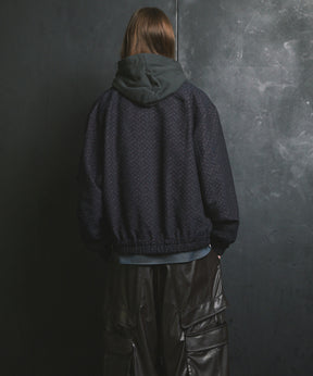 [Sale starts at 12:00 pm on Saturday, September 13th] [Italian Dead Stock Fabric] Prime-Over MA-1 Bomber Jacket