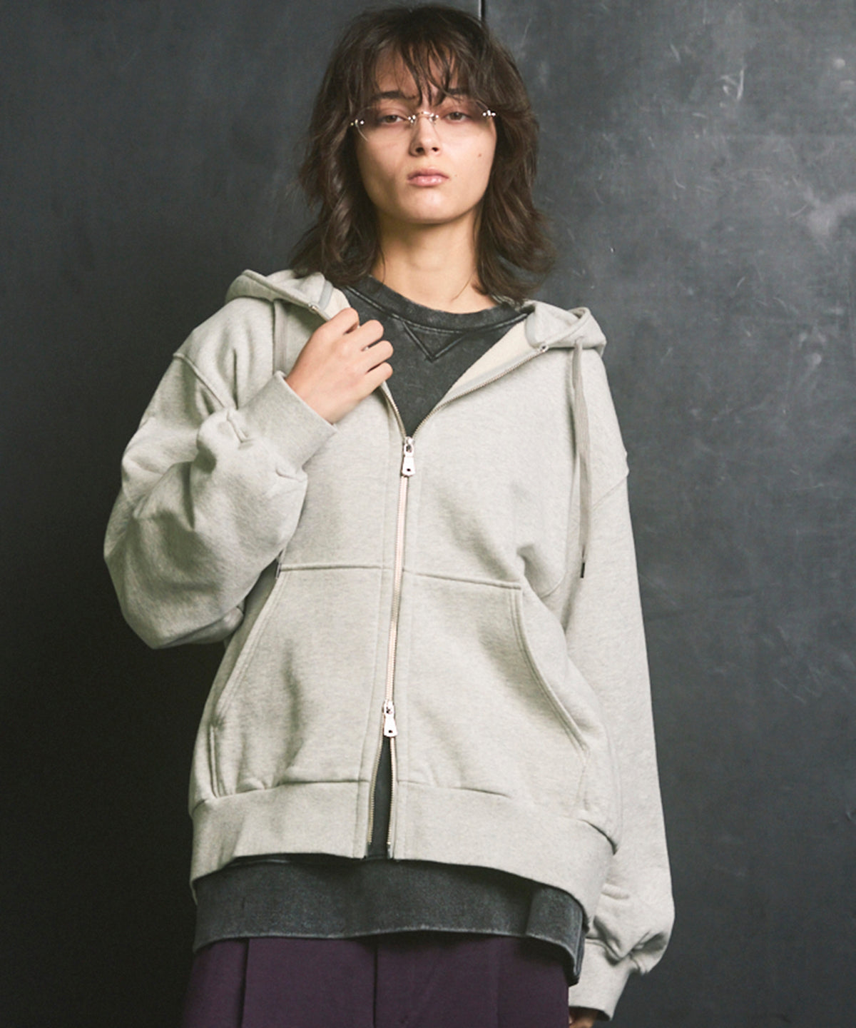 【ONE-MILE WEAR】Prime-Over Zip Hoodie