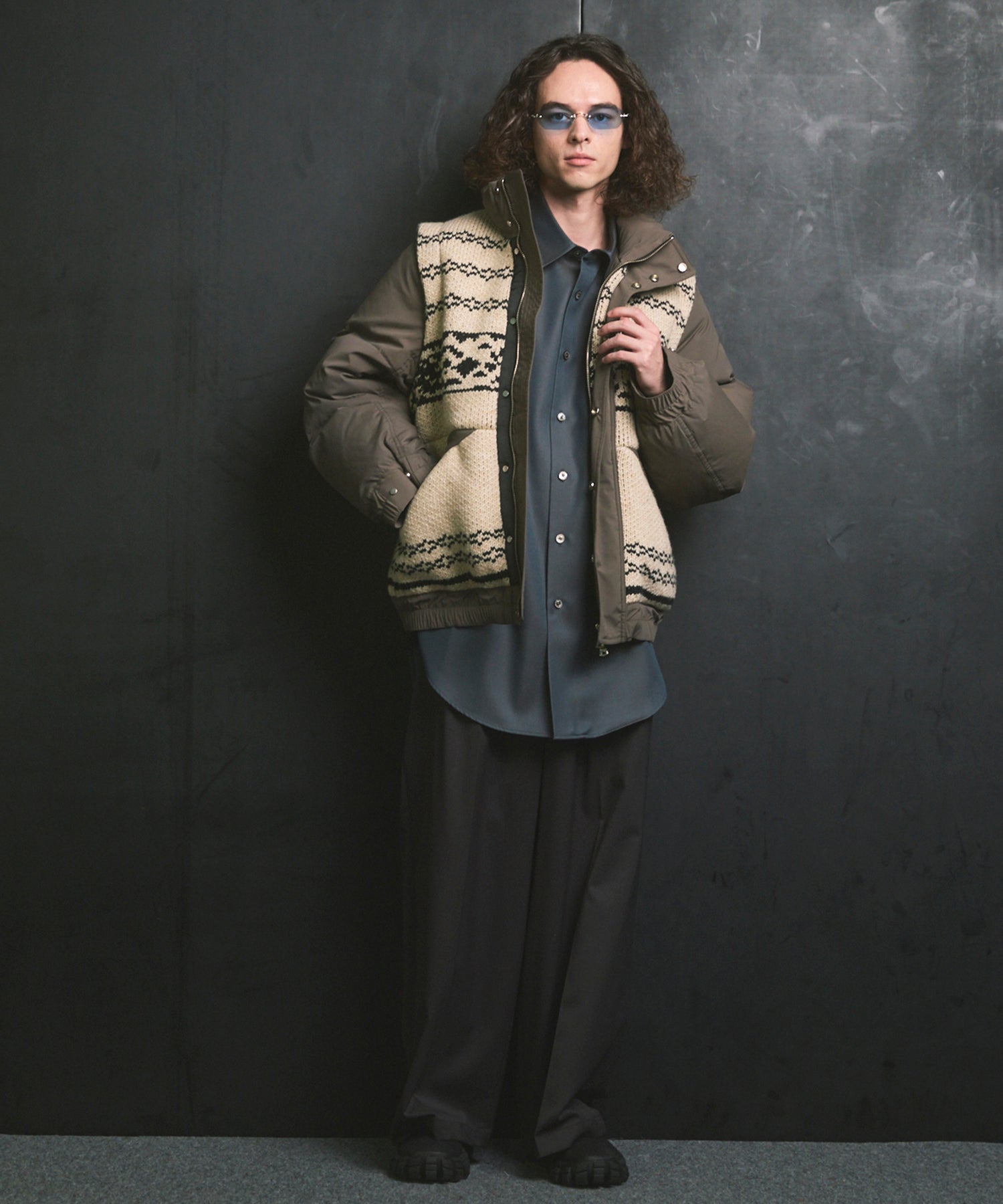 [25AW PRE-ORDER] B-3 Fake Mouton Jacket