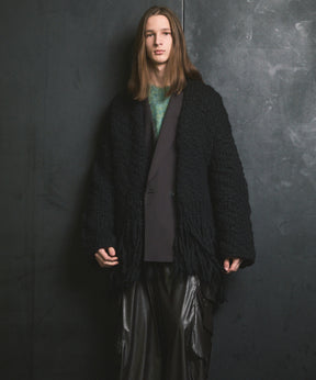 [25AW PRE-ORDER] Fade Yarn Prime-Over Full Zip Knit