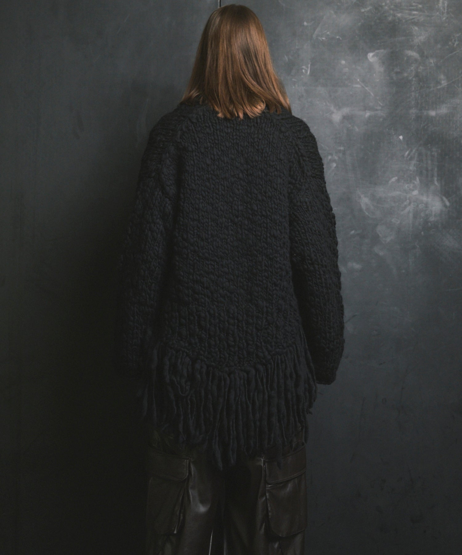 [25AW PRE-ORDER] Fade Yarn Prime-Over Full Zip Knit