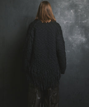 [25AW PRE-ORDER] Fade Yarn Prime-Over Full Zip Knit