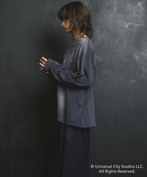 【MOVIE SERIES】「E.T.」- Finger - Prime-Over Crew Neck  Long Sleeve T-Shirt