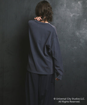 【MOVIE SERIES】「E.T.」- Finger - Prime-Over Crew Neck  Long Sleeve T-Shirt