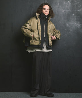 重量重量汗水绣花损伤超染色船员脖子套头衫