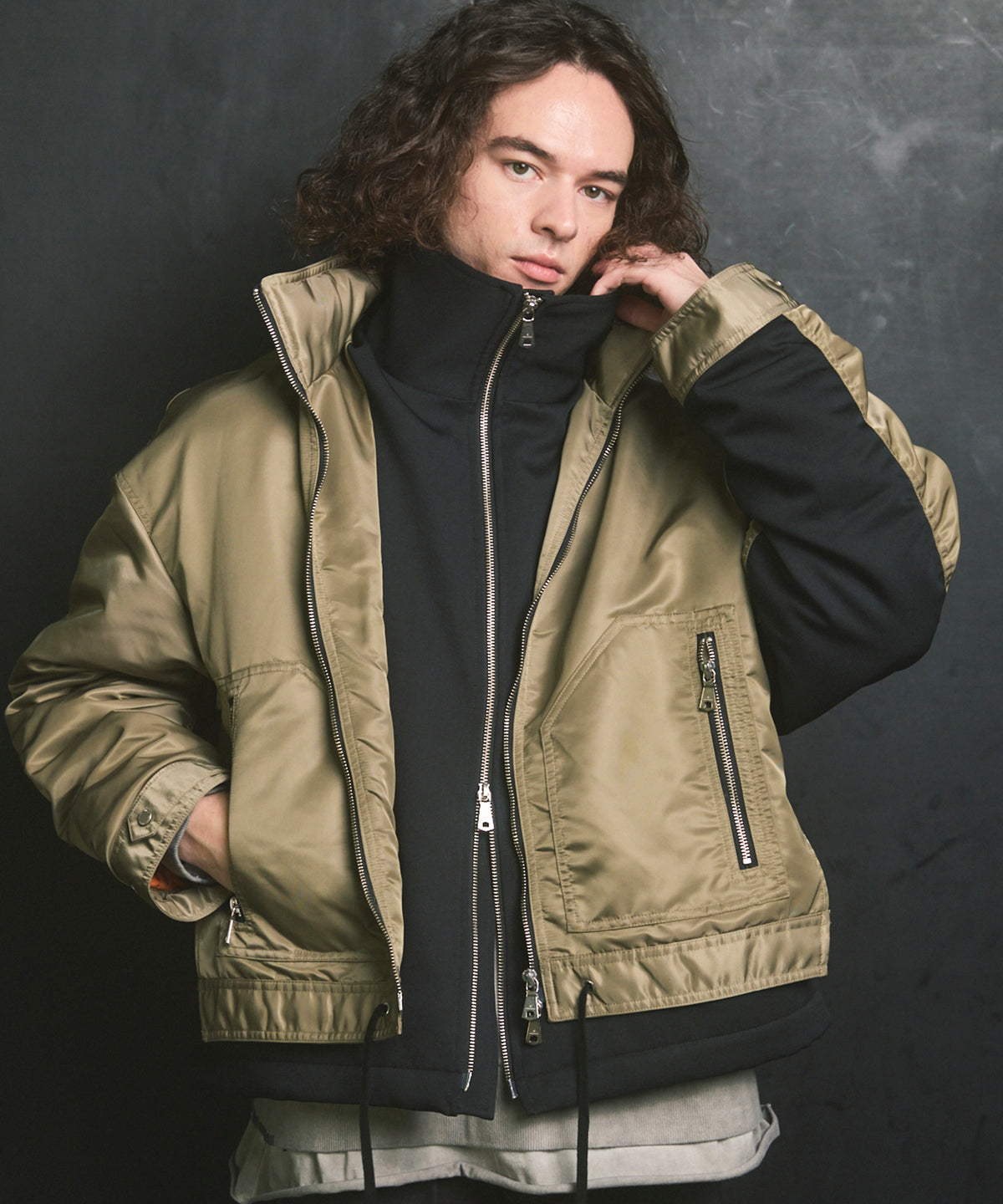 Prime-Over Layering Blouson
