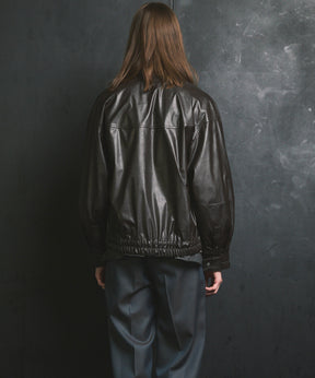 Curve Switching A Light Eco Leather Shirt