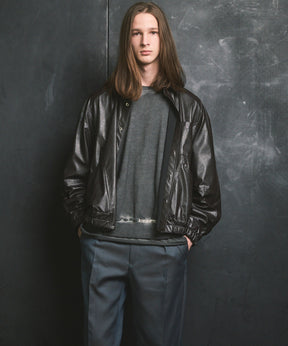 Curve Switching A Light Eco Leather Shirt