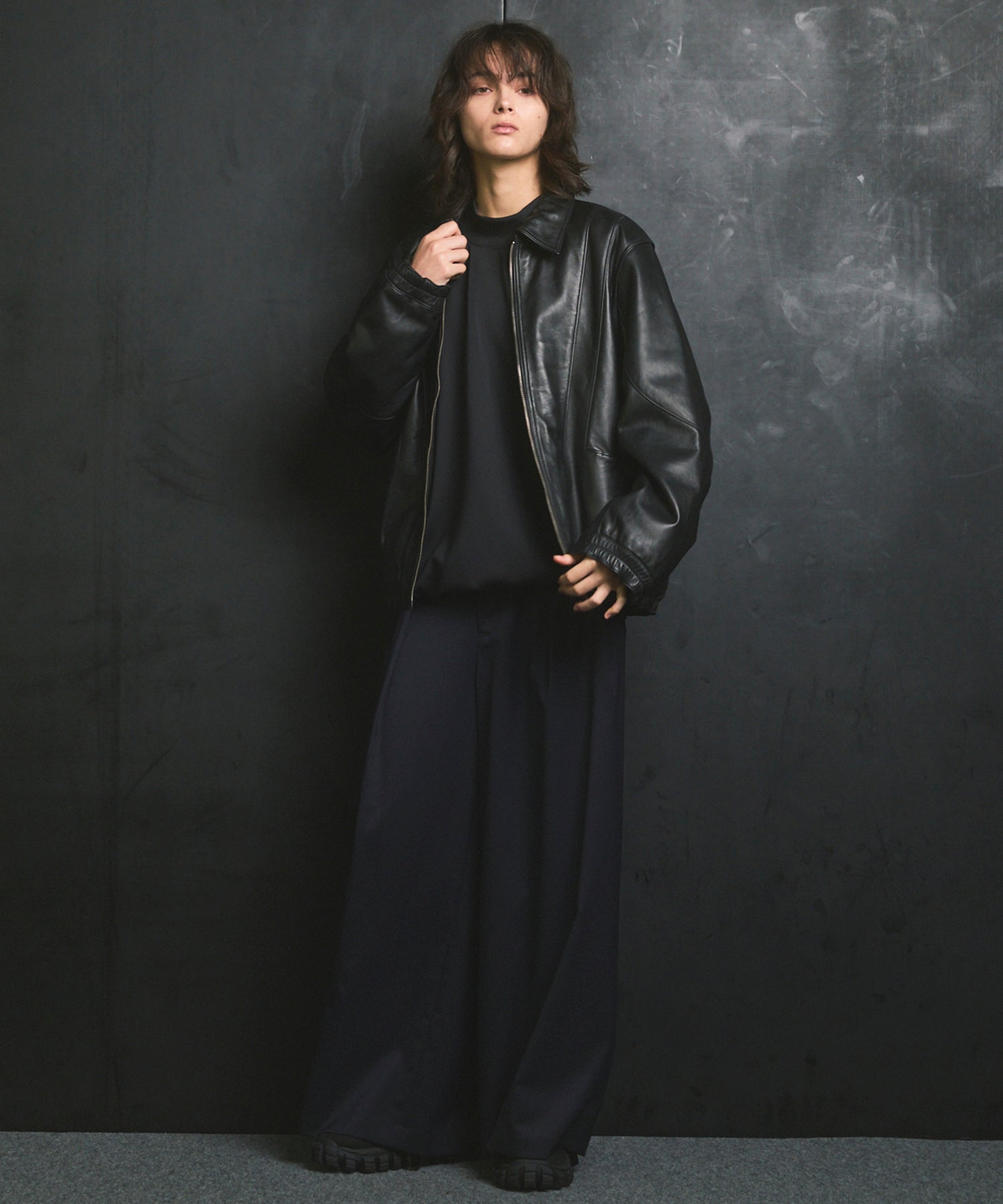 [25AW PRE-ORDER] Nuance Graphics Hand Stitching Long Sleeve TEE