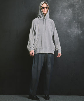 4 색 샹 브레이 세탁 가능한 양모 원은 직선 바지