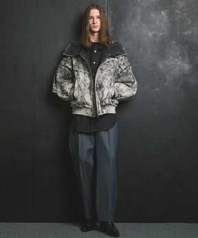 Different Material Docking Prime-Over Military Blouson