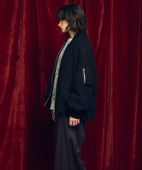 [Sale starts at 12:00 pm on Saturday, September 13th] [Italian Dead Stock Fabric] Prime-Over MA-1 Bomber Jacket