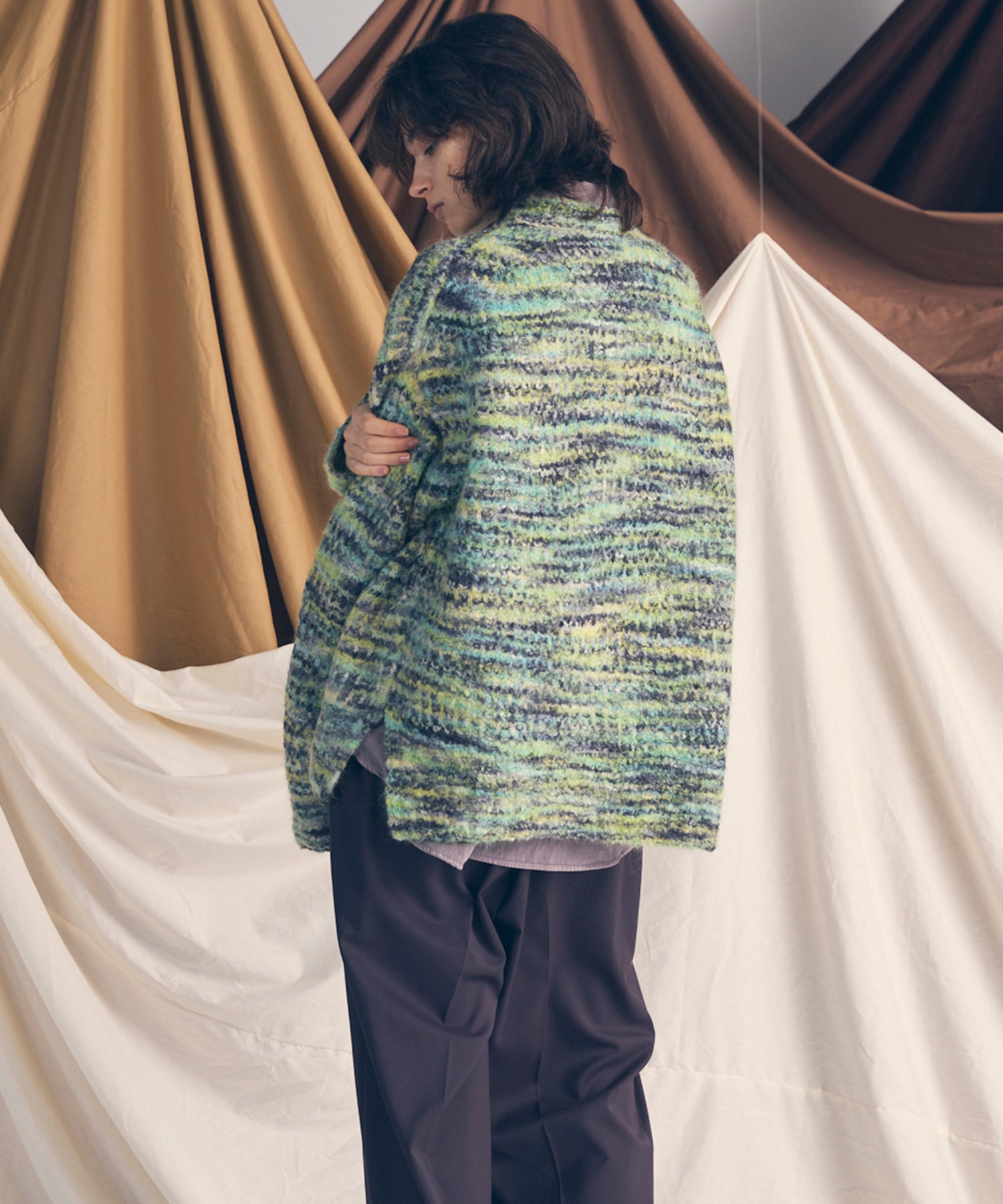 [25AW PRE-ORDER] Italian Imported Yarn Prime-Over Crew Neck Pullover Knit