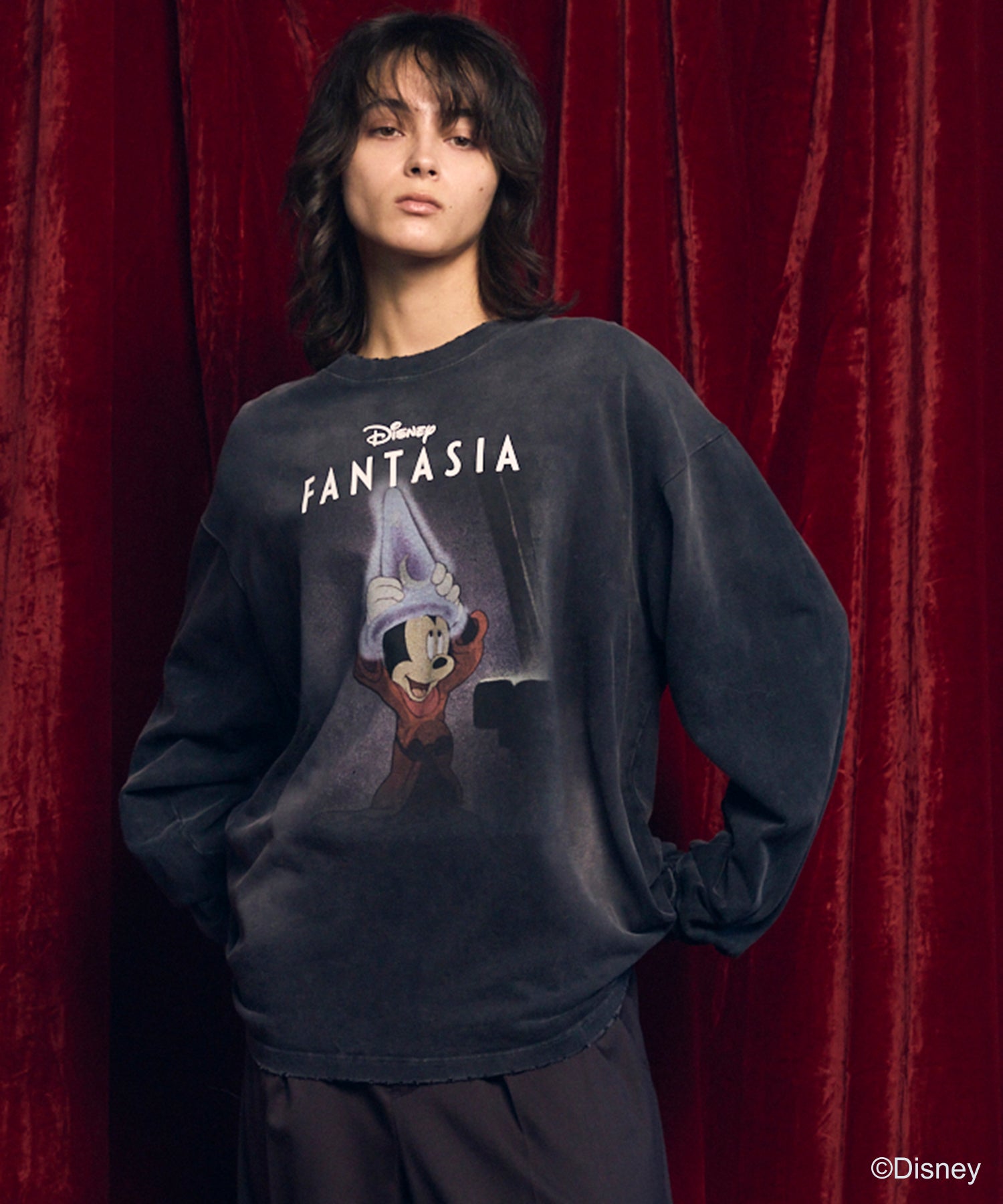 【MOVIE SERIES】「FANTASIA」- HAT - Prime-Over Crew Neck  Long Sleeve T-Shirt