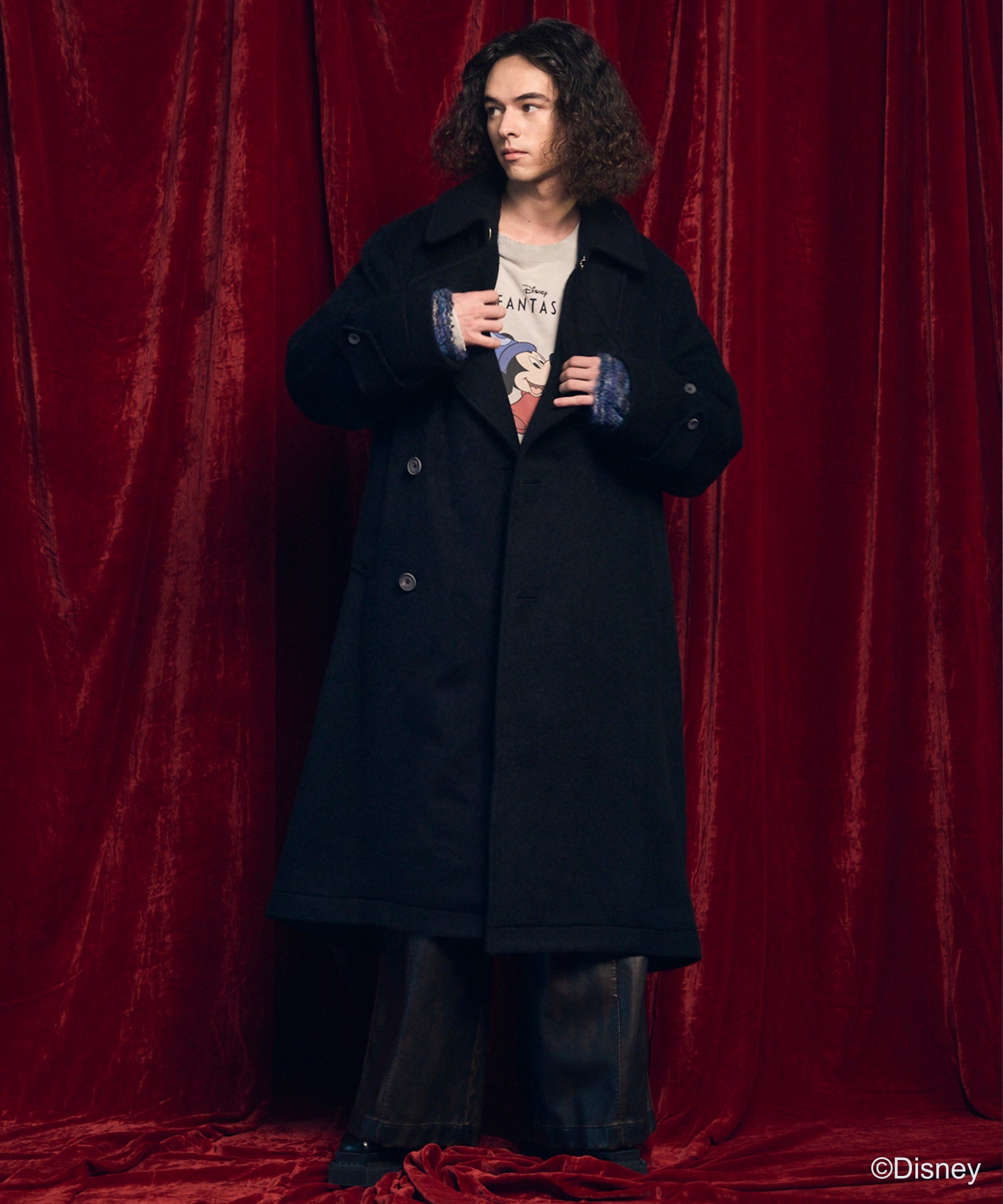 【MOVIE SERIES】「FANTASIA」- HAND - Prime-Over Crew Neck  Long Sleeve T-Shirt