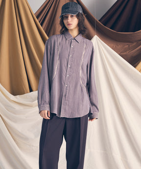 [25AW PRE-ORDER] Prime-Over Curved Zip Regular Collar Shirt