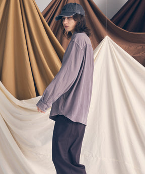 [25AW PRE-ORDER] Prime-Over Curved Zip Regular Collar Shirt