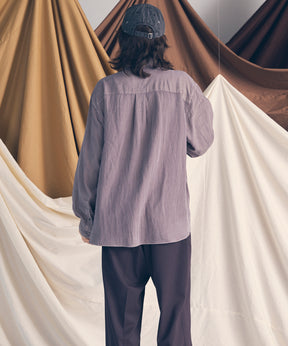 [25AW PRE-ORDER] Prime-Over Curved Zip Regular Collar Shirt