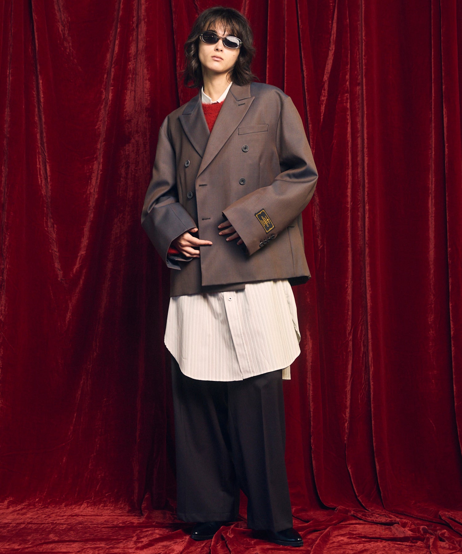 [25AW PRE-ORDER] Fade Yarn Prime-Over Full Zip Knit