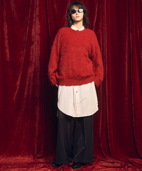 [Sales open at 12:00 on Saturday, September 13th] [Italian Dead Stock Fabric] Prime-Over Maxi Shirts Coat