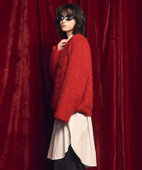 [25AW PRE-ORDER] Fade Yarn Prime-Over Full Zip Knit