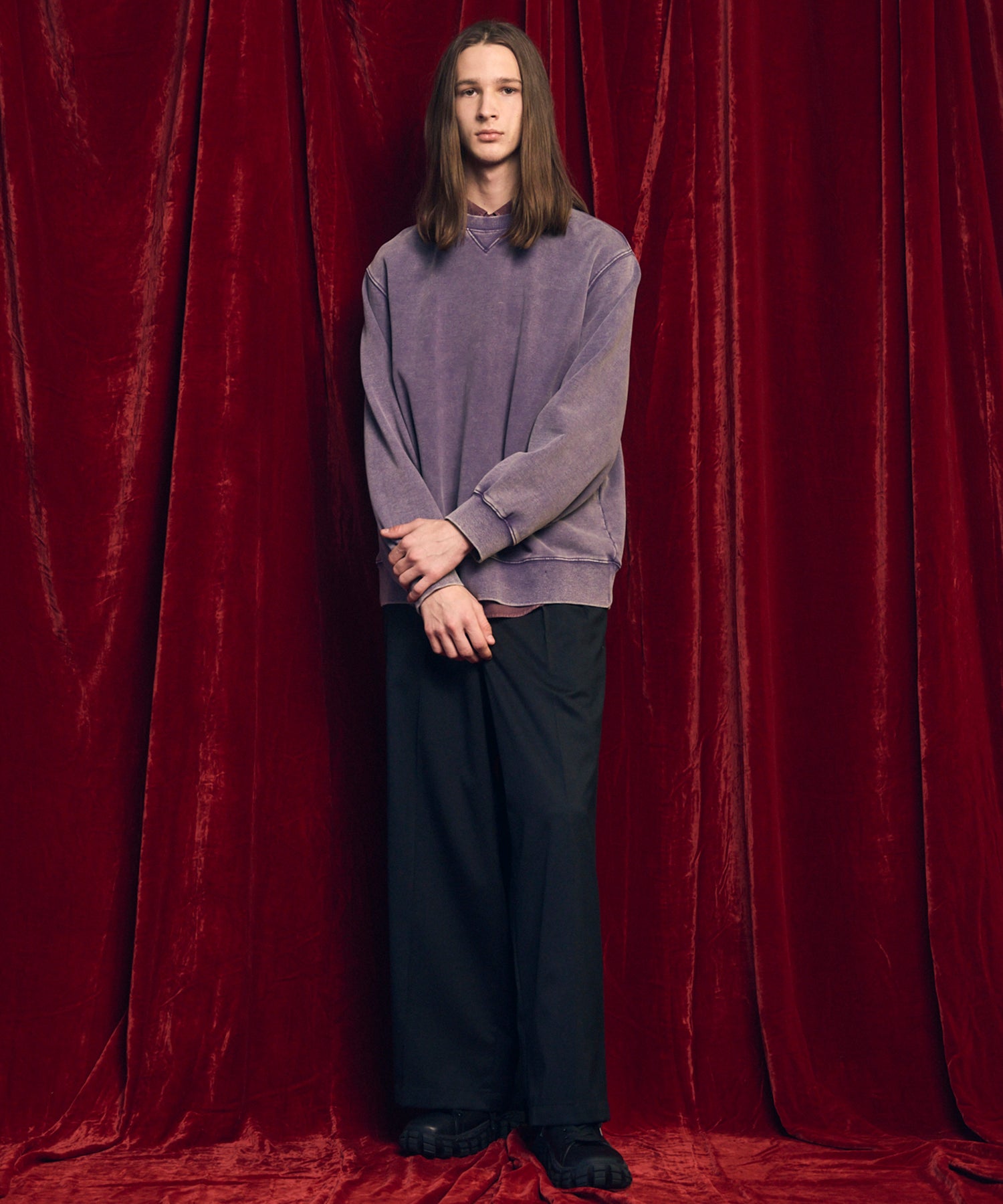 [25AW PRE-ORDER] Nuance Graphics Hand Stitching Long Sleeve TEE