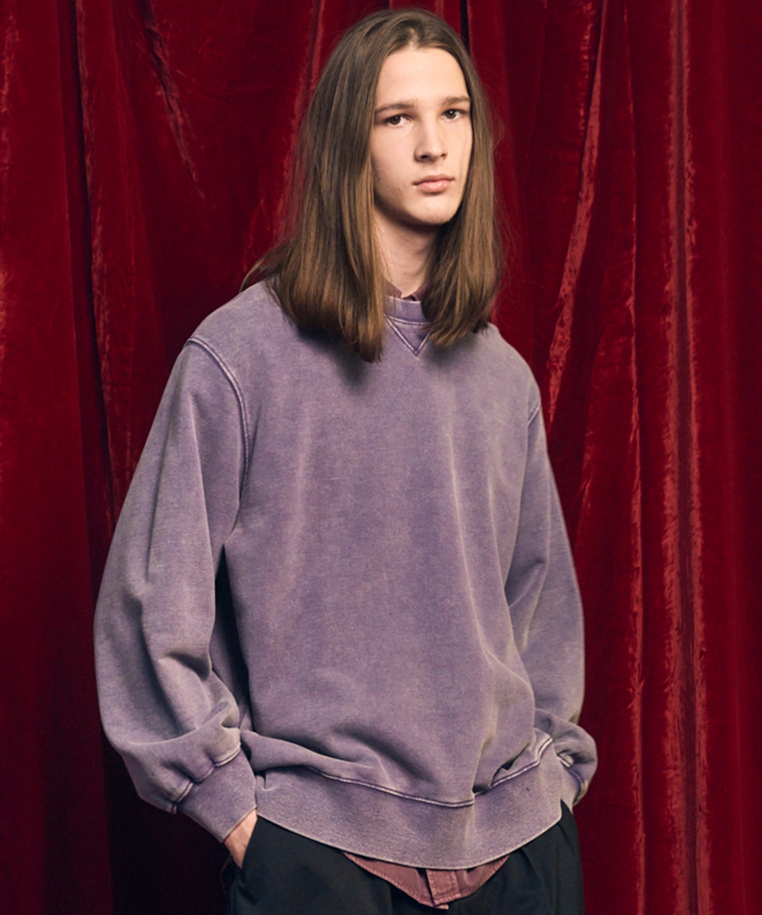 [25AW PRE-ORDER] Nuance Graphics Hand Stitching Long Sleeve TEE